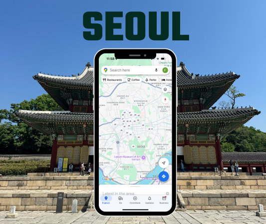 Seoul custom google maps